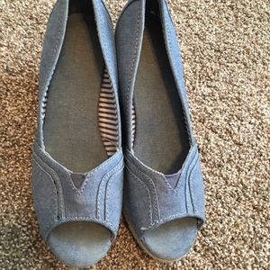 Sonoma denim wedges